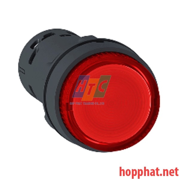 Nút nhấn có đèn LED điện áp 24Vdc, N/C, màu đỏ - XB7NW34B2